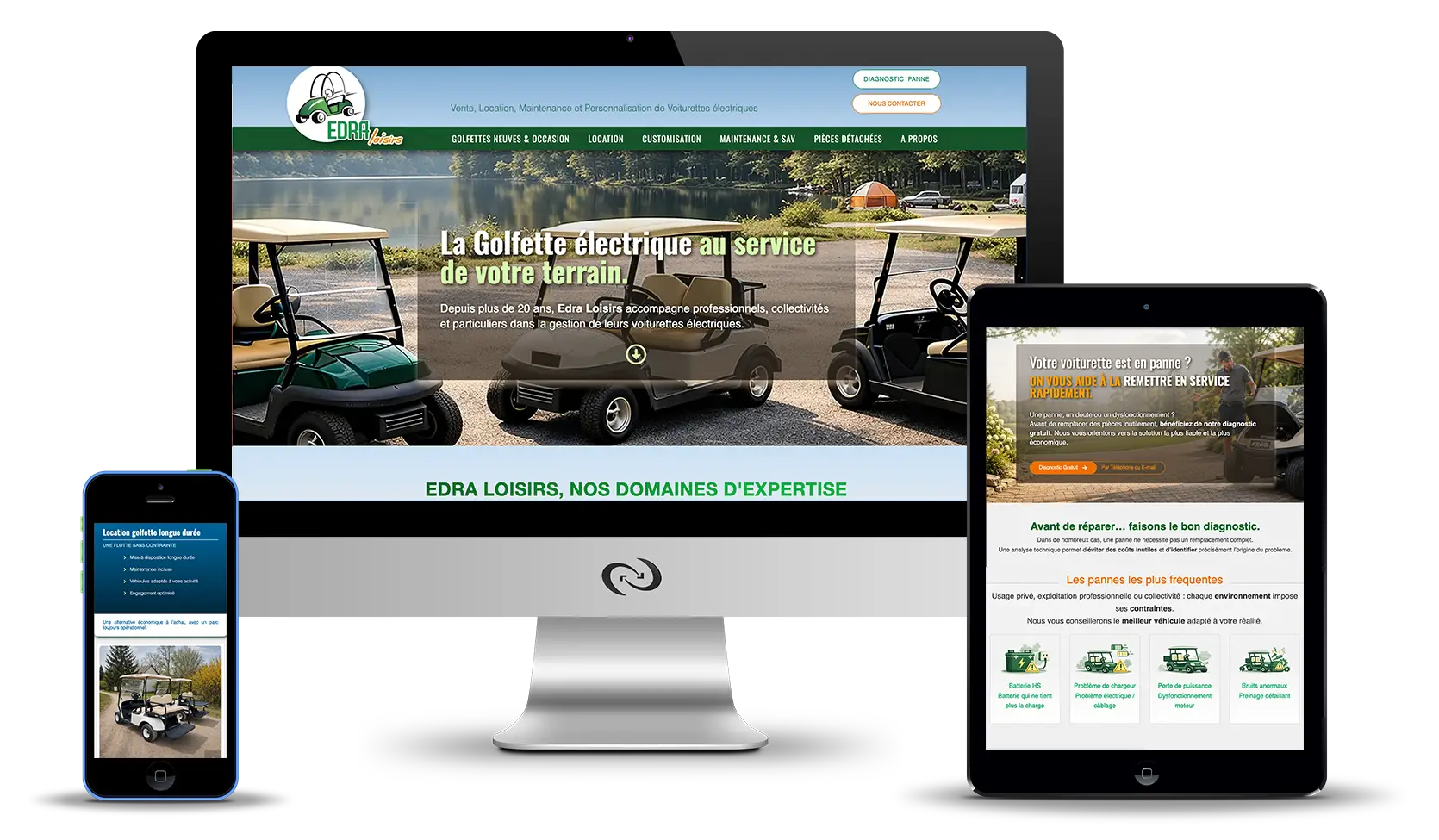Golfettes Edra Loisirs - AliasWeb